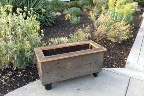 Picture of rolling planter box