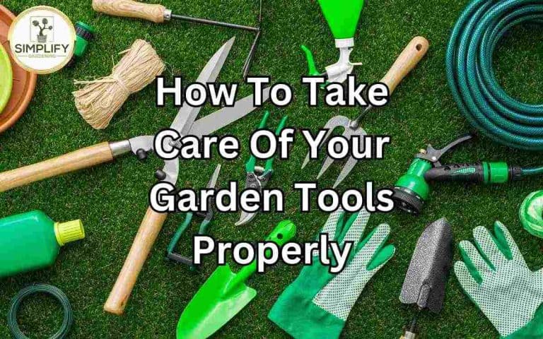 Garden tool showing take care garden tools properly — reviewed and recommended at simplifygardening.com
